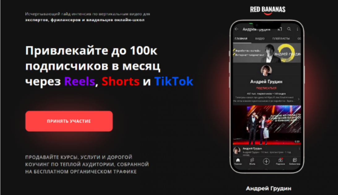 Андрей Грудин.Привлекайте до 100к подписчиков в месяц через Reels Shorts и TikTok.png